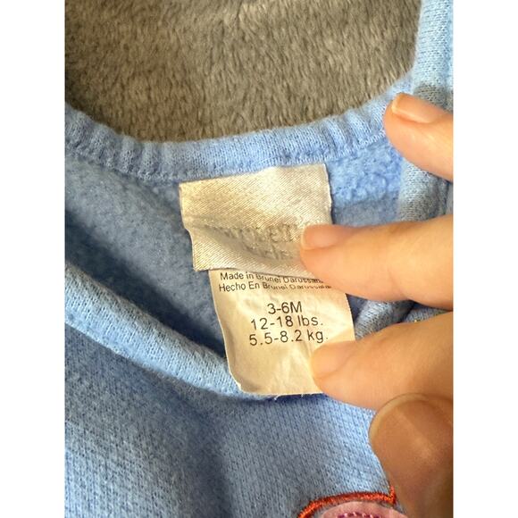 Vintage Retro Carter’s 100% Cotton Tank Top Baby Girl Bodysuits Embroidery - Picture 4 of 11